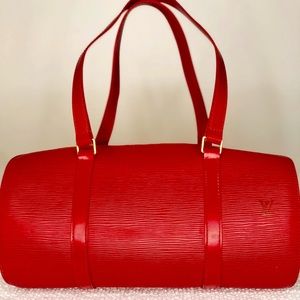 Beautiful Louis Vuitton Soufflot Red Bag